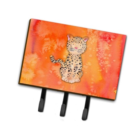 Jensendistributionservices Leopard Watercolor Leash or Key Holder MI2087970